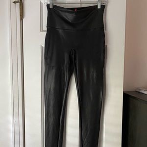 Spanx faux leather leggings